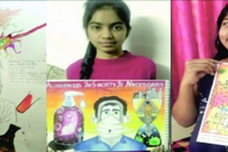 Initiative of Maa Sharda Samarthi Charitable Trust: painting competition organized on Corona