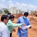 Construction of Khursipar Indoor Stadium: Mayor Devendra Yadav inspected officers of PWD