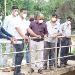 Mayor inspects 66 MLD filter plant under construction