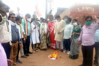 Congressmen mobilized against China: Chinese flag burnt to pay tribute to martyrs