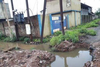The condition of the industrial area deteriorated in the initial rain itself