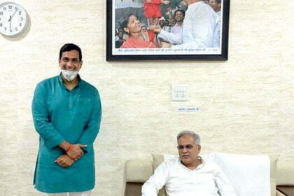 CM Baghel took care of Sector 9 Hospital: MLA Devendra Yadav met CM and expressed gratitude