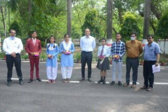 The collector gave the gift to the toppers of the district