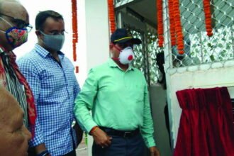 Construction of Traffic Chowk in memory of transporter Veerasinh: Durg SP inaugurated