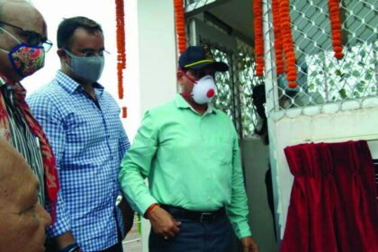 Construction of Traffic Chowk in memory of transporter Veerasinh: Durg SP inaugurated