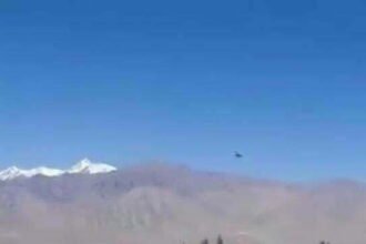 एलएसी पर निगरानी तेज, लेह के आसमान में चक्कर काटते दिखे वायु सेना के विमान