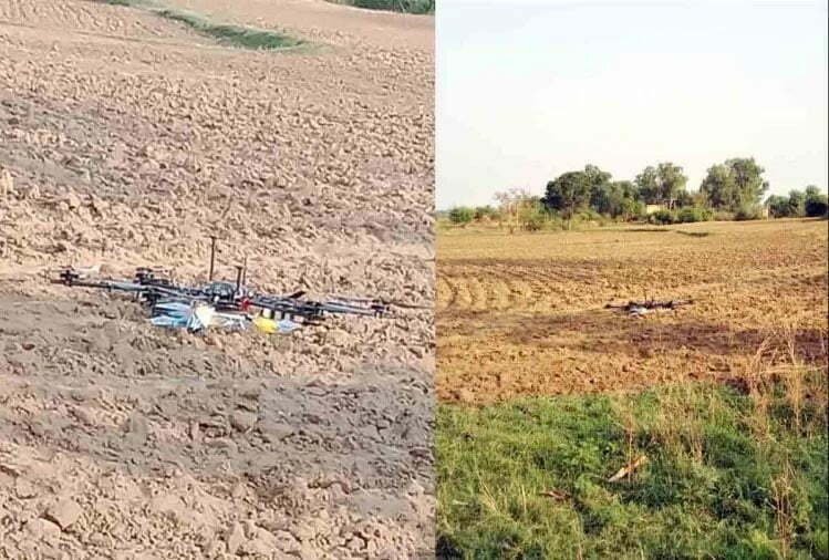 पाकिस्तान ने जवानों की रेकी करने के लिए भेजा ड्रोन, बीएसएफ ने मार गिराया, हथियार-गोलाबारूद बरामद