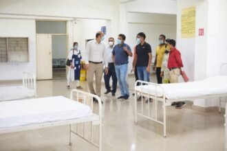 Preparation of more than 750 bed covid care center in final condition
