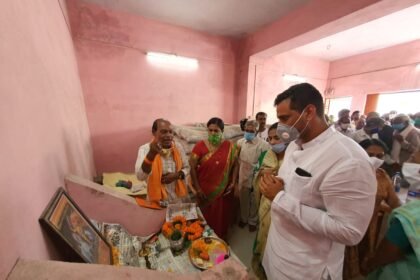Lodhi Samaj building to be built from 9.17 lakhs: Mayor did land worship