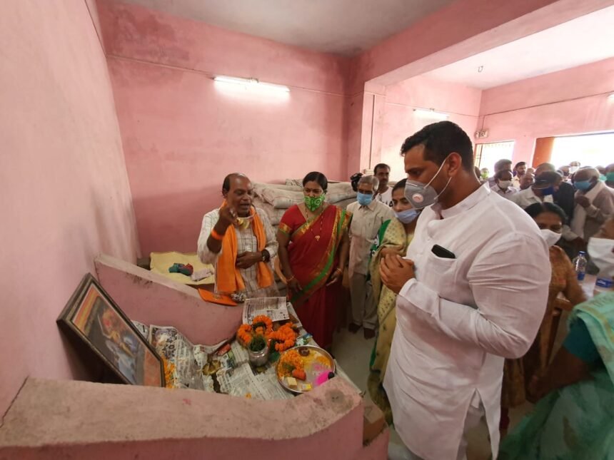 Lodhi Samaj building to be built from 9.17 lakhs: Mayor did land worship