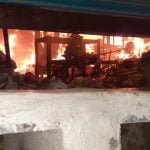 Potato onion shop caught fire in Power House SabziMandi