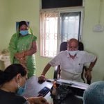 State Congress General Secretary Jitendra Sahu inspected Nagpura Primary Health Center