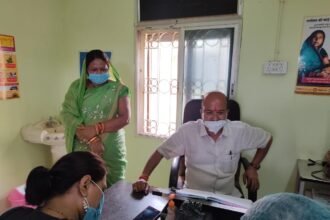 State Congress General Secretary Jitendra Sahu inspected Nagpura Primary Health Center