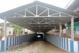 Construction work of final stage power house underbridge, traffic will start this month