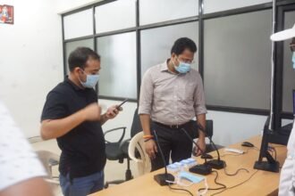 Commissioner Rituraj Raghuvanshi inspected Kovid Care Center