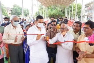 The Mayor inaugurated 3 Dome shed costing Rs. 30 lakh