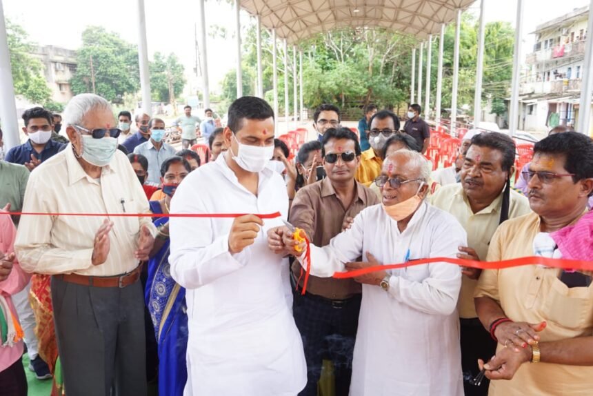 The Mayor inaugurated 3 Dome shed costing Rs. 30 lakh
