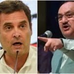 सेना की बहादुरी पर सवाल न उठाएं राहुल, रक्षा मामलों की बैठक तक में नहीं लिया भाग : नड्डा