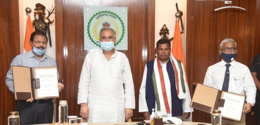 MoU signed for first unit of defense category industry in Chhattisgarh ……. This unit will be set up in Birebhanth of Durg district