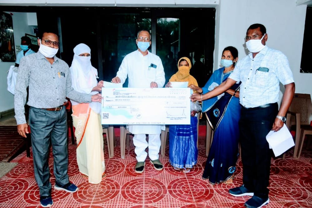 Under Unorganized Worker's Death Assistance Scheme