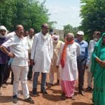 state Congress General Secretary Jitendra Sahu reached this village