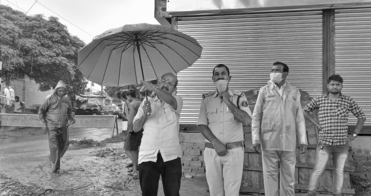 Shivnath is in spate due to continuous rains… .. State Congress General Secretary Jitendra Sahu took stock of the situation