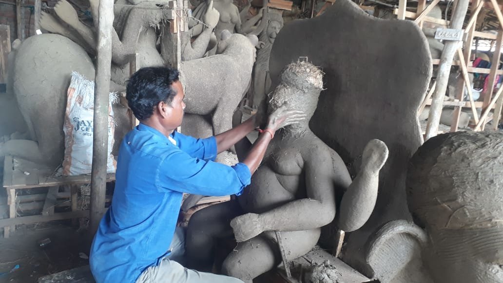 Impact of Corona infection: Thanaud's sculptors deteriorated due to governance guidelines, orders not getting from committees, impact on year-round income