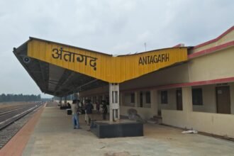 Big braking: Train service for passengers will be available up to Antagarh, the engine was successfully rolling in the last days