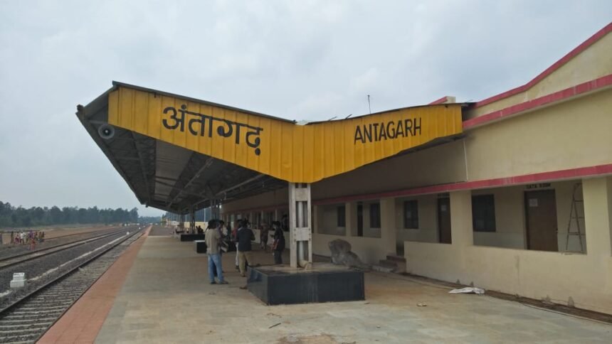 Big braking: Train service for passengers will be available up to Antagarh, the engine was successfully rolling in the last days