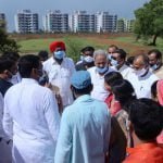 The CM and the Speaker visited Sector-24 of Nava Raipur