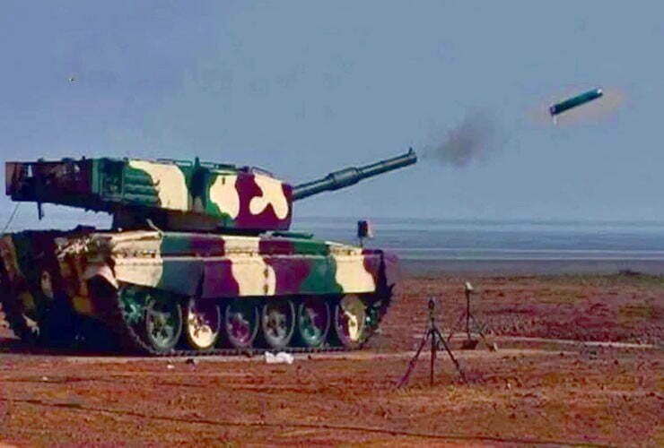 DRDO successfully tests laser guided anti-tank missile