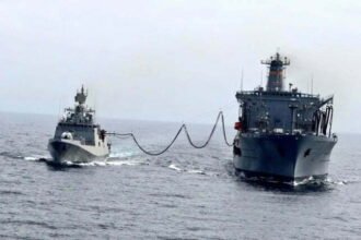 Indian warship INS Talwar fires US Navy tanker in Arabian Sea