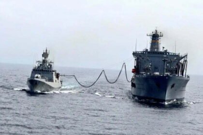 Indian warship INS Talwar fires US Navy tanker in Arabian Sea