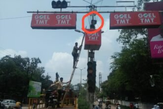 Durg Police for awareness of traffic and corona epidemic