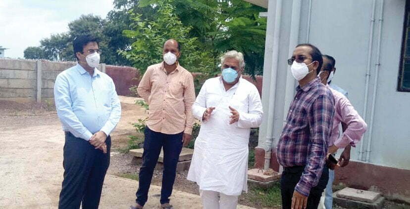 MLA and Mayor visited Borsi to see the Prime Minister's house