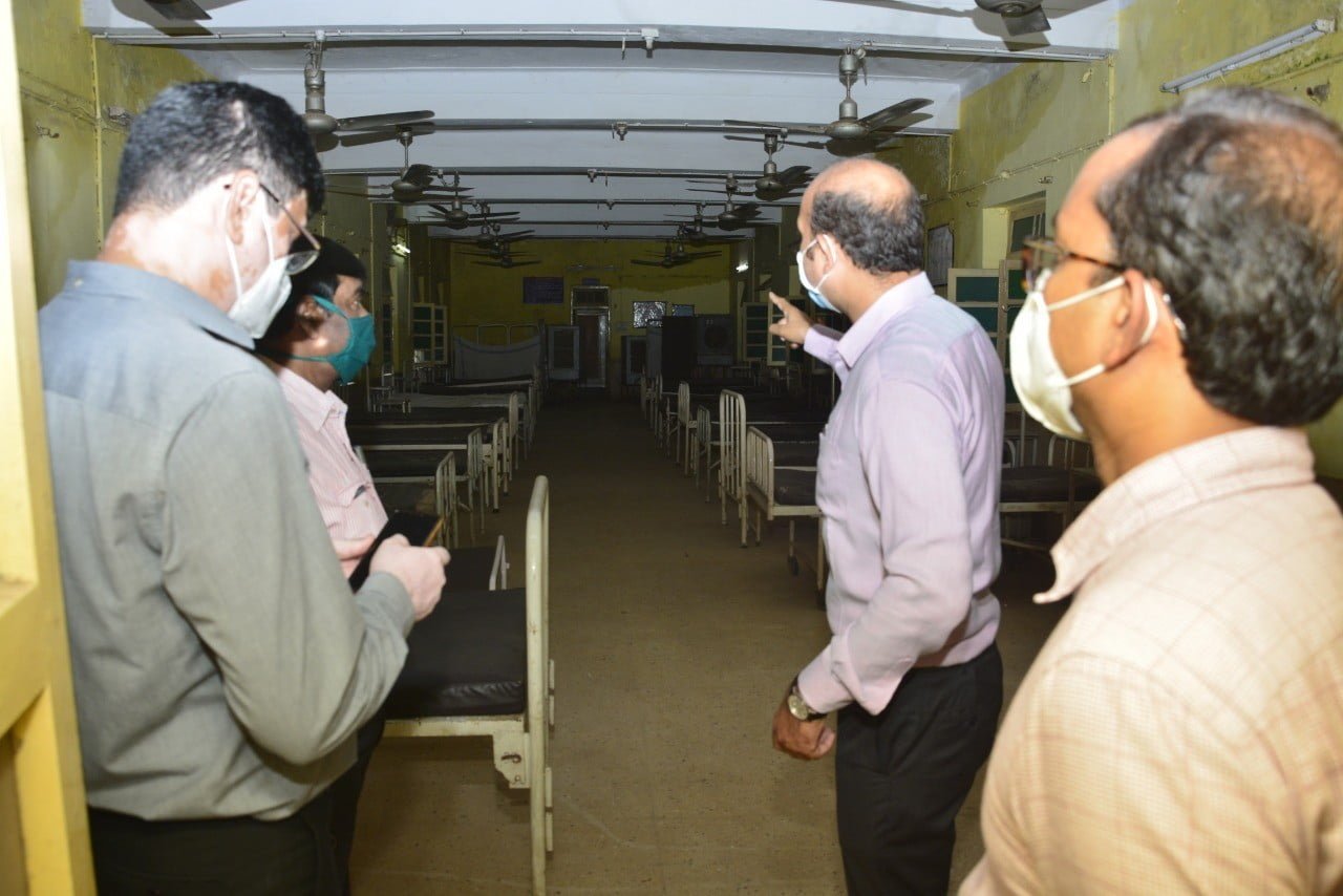 The facility of 50 beds with oxygen cylinders will be available in the district hospital from tomorrow