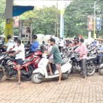 Lockdown breaking: Durg Bhilai's petrol pumps thrived