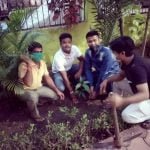 भाजयुमो ने पौधारोपण कर मनाया प्रधानमंत्री मोदी का जन्मदिन