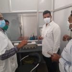 Mayor Devendra Yadav arrives at Supela Shastri Hospital: Corona Testing Status