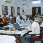 ACS Renu Pillai and NRHM Dr. Priyanka Shukla inspected