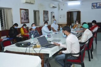 ACS Renu Pillai and NRHM Dr. Priyanka Shukla inspected