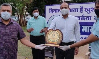 Bhilai Chamber honored the Collector for better management… Demand for removal of punctuality at night
