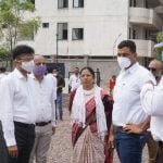 Lawn tennis court is being built in Smriti Nagar at a cost of 51.36 lakhs