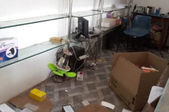 Theft occurred in the shop for the second time in the