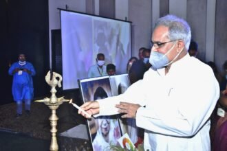 CM Baghel attends the Progress Global Award Program