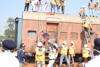 Railway Mockdrill: Performed rescue work in emergency situation