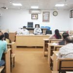 Collector took a meeting of the officials of Bhilai Corporation