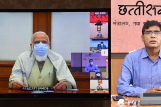 Prime Minister Narendra Modi praised the work done by the state of Chhattisgarh