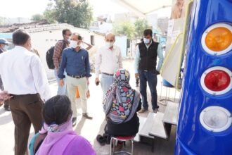 Joint Director to visit the Slum Health Scheme camps in Bhilai