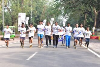 Virtual Marathon… ..Durg-Bhilai erupted from a magnificent race